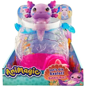 Peluche interactive - GOLIATH - Animagic Axolotl Aquarium pas cher
