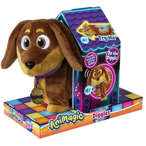 Goliath Peluche Interactive Diggles Le Chien - Animagic pas cher