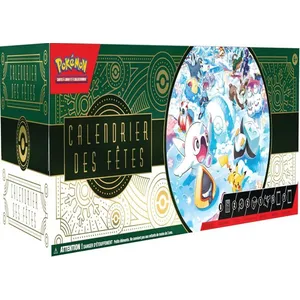 MMOBIEL Calendrier de l'avent Pokémon 2024 fêtes 8 cartes promotionnelles Foil, 5 boosters et extras inclusVendu paramazon