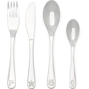 Comparateur de prix : Zilverstad Coffret couverts en acier Sea life personnalisable (4 pièces)