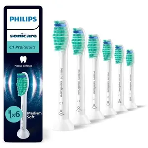 Comparateur de prix : Philips Brossettes de rechange - C1 Pro Results Standard - Blanc - 6 unités