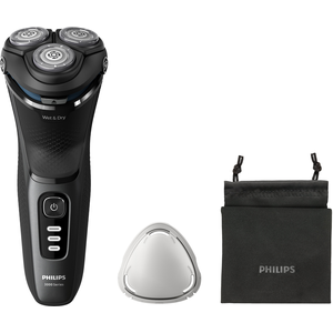 Comparateur de prix : Philips Shaver 3000 Series - Rasoir électrique 100 % étanche - S3244/12