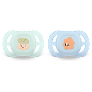 Philips Avent Tétine Ultra Start SCF075/04 en bleu/vert pas cher