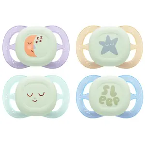 Comparateur de prix : Philips Lot De 2 Sucettes Ultra Start 0/2 Mois Night - Philips Avent
