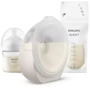 Avent Pack Tire-lait portable main libre + sachet + biberon