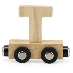 Lettre Train Naturel Lettre T MULTICOLORE Tryco