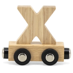 Lettre Train Naturel Lettre X MULTICOLORE Tryco