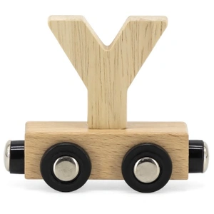 Lettre Train Naturel Lettre Y MULTICOLORE Tryco