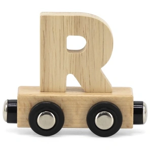 Lettre Train Naturel Lettre R MULTICOLORE Tryco
