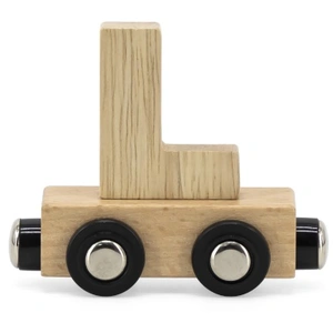 Lettre Train Naturel Lettre L MULTICOLORE Tryco