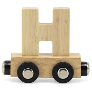 Lettre Train Naturel Lettre H MULTICOLORE Tryco