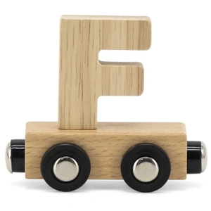 Lettre Train Naturel Lettre F MULTICOLORE Tryco