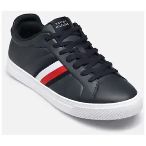 ICON COURT LTH STRIPES par Tommy Hilfiger Bleu 41 Homme pas cher