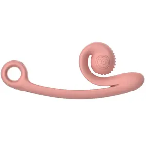 Comparateur de prix : Vibromasseur Double Snail Vibe Curve - Rose Pêche
