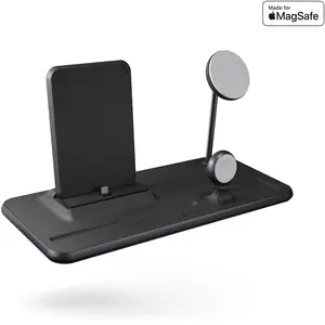Chargeur sans fil 4-en-1 iPad plus MFM MagSafe ZENS Noir pas cher