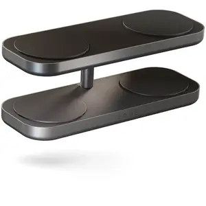 Comparateur de prix : Zens Quattro Wireless Charger Pro 4 - Station de charge sans fil - Compatible Qi2 et MagSafe - Noir
