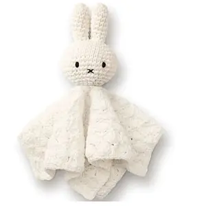 Just Dutch Doudou plat vintage Miffy blanc pas cher