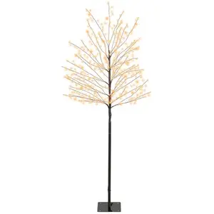 Kaemingk Arbre LED décoratif 150 cm avec 480 LED or chaud - IP44 pas cher