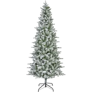 Lumineo Arbre de Noël, vert/blanc, dia103.00-H210.00 cm