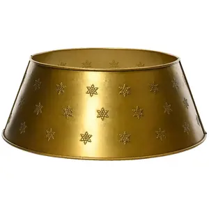 Decoris Kaemingk Bv - Cache socle pour sapin de Noël en métal ø25 cm pas cher