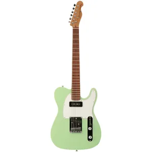 Comparateur de prix : Fazley Sunset Series Tempest 90 Surf Green guitare électrique avec hou...