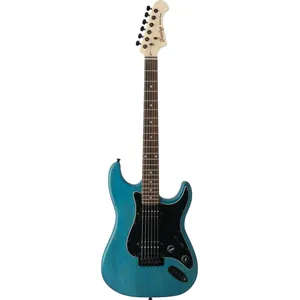Comparateur de prix : Fazley Outlaw Series Sheriff Basic HH Blue guitare électrique avec hou...