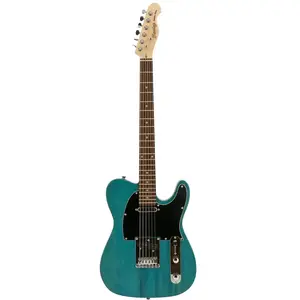 Comparateur de prix : Fazley Outlaw Series Coyote Basic SS Blue guitare électrique avec hous...
