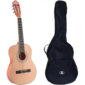 Comparateur de prix : LaPaz C30N guitare classique format 3/4 natural + housse