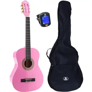 LaPaz 002 PI guitare classique format 3/4 rose + housse + accordeurVendu parbax-music