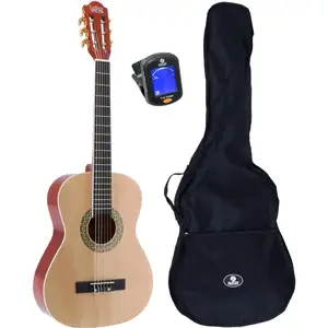 Comparateur de prix : LaPaz 002 NT guitare classique format 3/4 natural + housse + accordeur