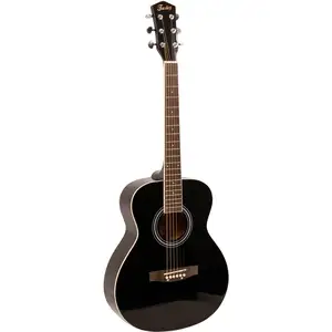 Fazley W40-BK-3/4 guitare acoustique folk noire
