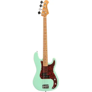 Fazley Sunset Series Piranha 4 Surf Green basse électrique avec housse