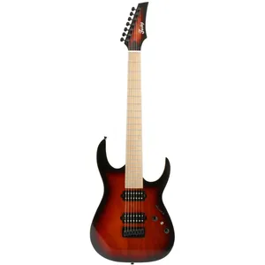 Fazley Fazley F7s 3-Color Sunburst Guitare Électrique 7 Cordes