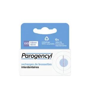 Parogencyl Recharge de Brossettes Interdentaires XXS 6 unités pas cher