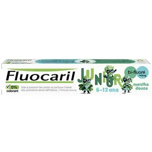Fluocaril Junior, Dentifrice 6-12ans, Menthe Douce, 75ml pas cher