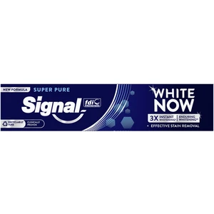 Signal White Now Men Super Pure dentifrice pour homme effet blancheur 75 ml pas cher