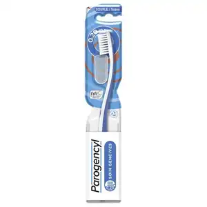 Brosse à Dents - Parogencyl - Soin Gencives Souple - Hygiène - Petite Tête - Adulte pas cher