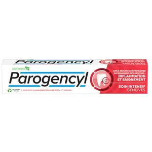 Comparateur de prix : Parogencyl Dentifrice Soin Intensif Gencives Inflammation et Saignement 75 ml