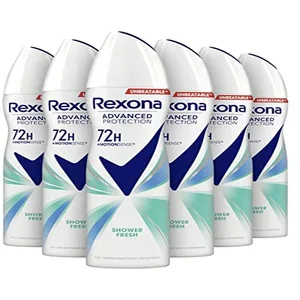 Rexona Lot de 6 sprays anti-transpirants pour femme - Protection contre la transpiration et les odeurs corporelles - 6 x 150 mlVendu paramazon
