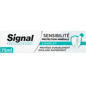 Comparateur de prix : Signal Sensibilité Protection Minérale Complet Dentifirice 75 ml