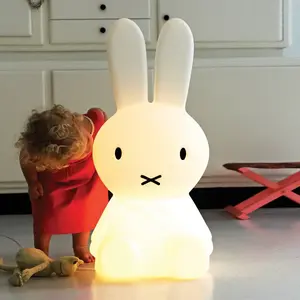 Comparateur de prix : Lampe à poser - AC-DÉCO - Miffy le lapin - Blanc - LED - 40 x 80 cm