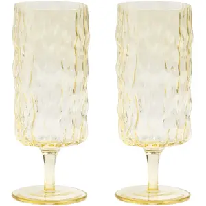 & klevering - Flûte à champagne Trunk - Jaune - Verre pas cher