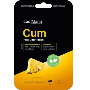 CoolMann - Cum Complément Alimentaire - Ananas 60 pcs pas cher