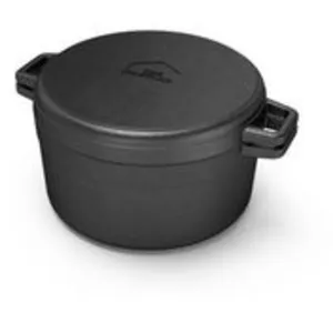 Cocotte barbecue BASTARD The Bastard Dutch Oven & Griddle Large 2 pas cher
