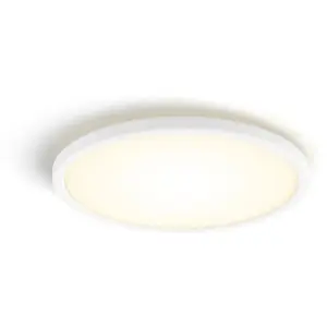 Philips Hue White Panneau De Plafond Rond Tento W LED 29,1 cm Blanc - Blanc