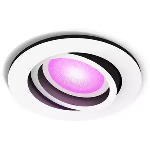 Comparateur de prix : Philips Hue Spot encastré LED Centura, blanc, Ø 9 cm, CCT, RVB