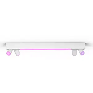 Comparateur de prix : Philips Hue White & Color Ambiance Plafonnier Centris 4 spots - Blanc