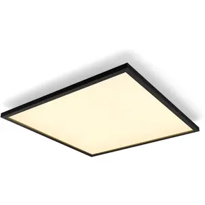 Philips Hue White Ambiance AURELLE Panneau LED 60X60 cm, 3750W - Noir ...