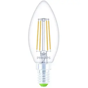 Comparateur de prix : Ampoule LED Philips E14 B35 2,3 W 485 lm 2700 K filament, lot de 3