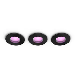 Philips Hue White & Color Ambiance Pack De 3 Spots À Encastrer Xamento